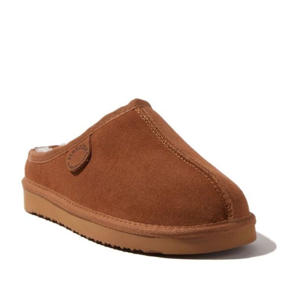 Women's Fireside by Dearfoams Greta Genuine Shearling Clog